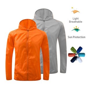 Kurtka turystyczna mężczyźni kobiety Ochrony przeciwsłoneczne Ubrania kempingowe Ubrania myśliwskie Outdoor Sport Sport Coats Trekking Wspinaczka wiatrówka 220516