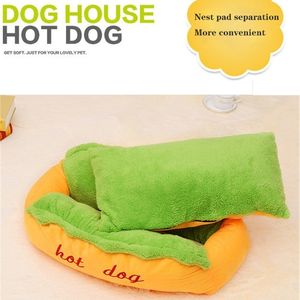 Caldo lavabile Pet Dog Bed varie dimensioni grande gatto cuscino House Puppy Kennel Sofa Mat coperta piccola LJ200918