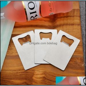 Wholesale stainless steel wallets resale online - Openers Kitchen Tools Kitchen Dining Bar Home Garden Credit Card Bottle Wallet Size Beer Business Cap Opening Stainless Steel Rrb14382 Dr