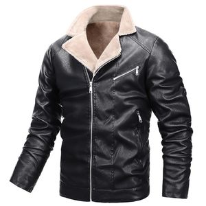 Jackets masculinos de jaqueta de trabalho masculino Blusa de camada superior de inverno e veludo outono de outono grande color