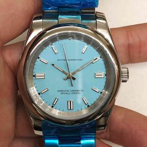 Rolesx Uxury Watch Date GMT Luxury Mens Mechanical Watch Log Arch White Blue Luminous Raffined Steel Full-Automatic Machinery 40mm RZ1 Swiss