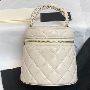 Mini bolsa de caçamba de 4 cores Designer de luxo de luxo Bolsa de ombro Crossbody Bolsa feminina Fashion Leather bolsa Bola ombros