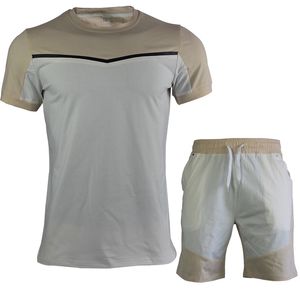 Mens shorts camiseta de algodão de verão e roupas curtas logotipo imprimem splicing splicing multicolors calças esportivas casuais calças de moda de rua soltas e camisetas nk04