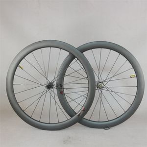 12-Gang-Raod-Fahrradräder XDR-Kassettenkörper, 25 mm Breite, 50 mm tiefe schlauchlose Carbon-Scheibenfelge mit D411/D412-Nabe