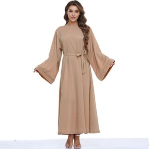 Plus size muslim dress worship dresses skirt women's autumn middle east robe skirt
