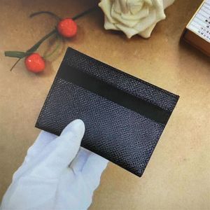 M62170 PORTE CARTES DOUBLE Leather Credit Holder Wallet Cardholder Classic Fashion Men Women Luxurys Bussiness Card Case Cover Wit263z