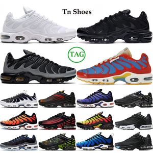 Original TN Plus SE Men Running Shoes Triple Black White Sneaker Crater Psychic Blue Lava Mens Trainers Sport Sneakers Storlek 40-46