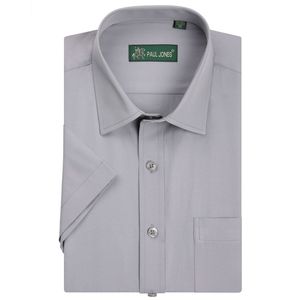 Männer Kurzarm Hemden Männer Business Formale Kleid Hemden Sozialen Hemd Klassische Stil Marke Nicht Eisen Männliche Hemden Büro tragen LJ200925