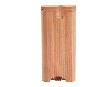 Cross border source wooden cut tobacco box ceramic smoke pipe wood box cleaning hook three in one set of cigarettes