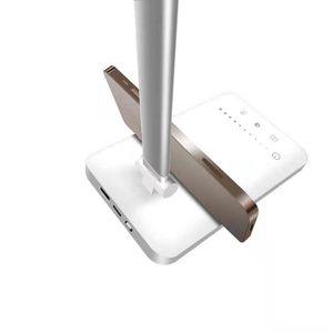 Masa lambaları USB Şarj Portu ile Ayarlanabilir Masa Işığı 5 Modlar Otomatik Zamanlama Okuma Lambası Telefon Başucu Ev Yatak Odası Yurt