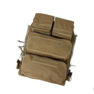 Dagspaket 2022 Tactical Attack Backplane Militär Vest Zipper Bag Non Reflective Cordura Fabric