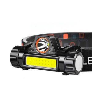 Headlamps poderoso cabeça led cabeça forte montada luz montada lâmpada de pesca recarregável à prova d'água de mini mini mini mini mini magnético