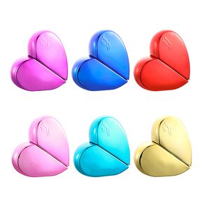 25ml Heart Shaped Spray Perfume Bottle Glass Airless Pump Woman Parfum Atomizer Travel Bottle Empty Cosmetic Containers