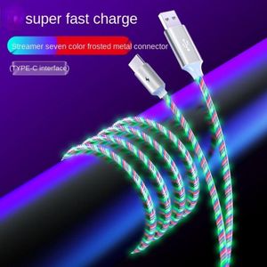 Sublimation Party Supplies fast charging colorful streamer data line micro 1m 5a fasts usb charging tool datas cable