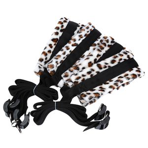 Leopardenmuster, Fetisch-Fantasie-Decke, sexy Schaukel für einfaches Eindringen, Aufhängung, Liebespositionshilfe, Vergnügensmöbel BX1108C
