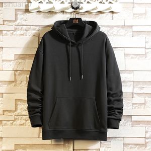 Moda tüm eşleşme marka erkekleri kadınlar bahar yeni gündelik hoodie gevşek düz renk üstleri kaput 2022 Yeni Hoodies L220730