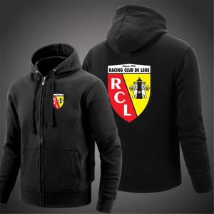 Erkek Hoodies Sweatshirts 2022 Erkek Euro Club RC Lens Baskı Bahar Sonbahar Tops Zipper Ceket Giyim Moda Günlük Sweatshirt C