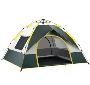 Portable outdoor camping tents shelters Fully automatic setup quick-opening sunscreen canopy tent Family beach travel rof top tents wholesale picnic shelter