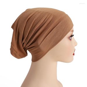 Шапочка/кепки черепа женщины под шарфом шляпной кепкой капот хиджаб исламский мусульманский растяжка сплошной головки