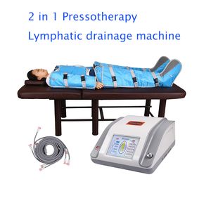 Schlankheitsmaschine Tragbare 2-in-1-Wärme-Ferninfrarot-Pressotherapie-Lymphdrainage-Körperschlankheitsmaschinen