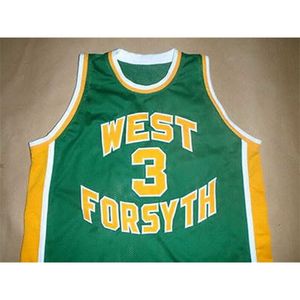 Sjzl98 #3 CHRIS PAUL WEST FORSYTH HIGH SCHOOL Maglia da basket Ritorno al passato Abbigliamento sportivo retrò personalizzato Personalizza qualsiasi nome e numero