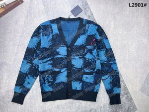 22ss Mens Designers Sweaters luxury Men Womens tie dye Plaid Jacquard letters Pin Man Paris Fashion Top Quality Street long Sleeve luxurys XS L