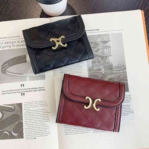 Designer Leather Ceeline Card Wallet Womens Mens Europe and America Fashion Brands Casual Small New Long Wallet Handbag Student Mini Purse
