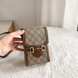 2022 latest classic retro plaid G series handbag Western-style simple one-shoulder messenger fashion all-match bag