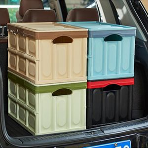 Car Organizer Trunk Storage Box Folding Outdoor Camping Fishing Large Home Stowing Tidying AccessoriesCar