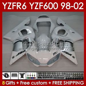 Набор для тел для Yamaha YZF R6 R 6 YZF600 600CC 98-02 Bodywork 145NO.47 YZF 600 куб.