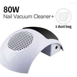 Equipamento de arte de unha 80W Pooderatificador de pó para manicure Ferramenta de salão de salão de salão de gel de manicure Prud22