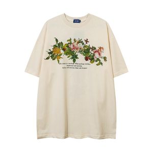 Męskie koszulki męskie zabytkowe koszulki z krótkim rękawem Rose Rose Graphic T-Shirt Gothic Summer Ubranie dla nastolatków męskich odzieży estetycznej