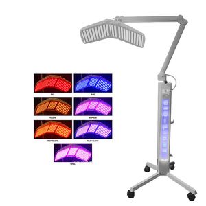 Alta qualità rosso 7 colori Pdt Led macchina facciale luce fototerapia cura della pelle terapia della luce led ringiovanimento della pelle sbiancamento spa confortevole