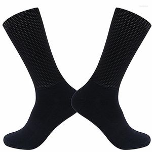 Sports Socks 2022 Bike Team Aero sem costura Anti Slip Cycling Road Bicycle Outdoor Racing