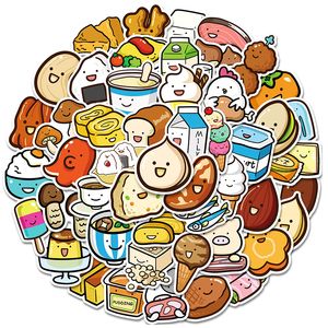 50 Piece Fruit and vegetable dessert graffiti Sticker Phone Laptop Skateboard Car Stickers Pack for Luggage Guitar Helmet Sticker