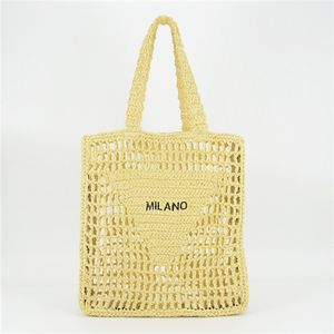 Beach raffia Tote lyx Designer väskor vanlig populär axel mjuk vanlig bokstav cool sommar dam mode handväskor handväskor handväska handväska kväll crossbody plånbok