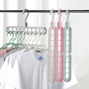 Laundry Bags Clothes Hanger Organizer Multi-port Support Baby Coat Drying Racks Plastic Scarf Cabide Storage Rack Hangers For