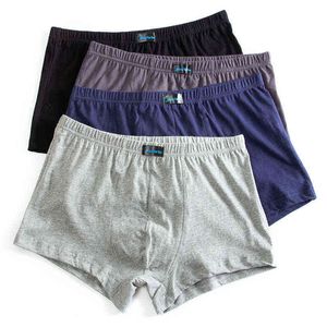 4-packs 2019 NYA Mäns Boxer Pantie Lot Undersöker Lös stor Kort Bomull Plus 6XL 7XL 8XL Underkläder Boxer Man XXXXL G220419