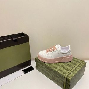 Mode Top Designer Shoes Real Leather Handmade Canvas Multicolor Gradient Technical Sneakers Women Famous Shoe Trainers av Brand077 S148