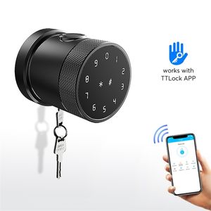 TTLOCK APPキーレスセキュリティ電子指紋ドアロックwifiロックスマートブルートゥースドアロックホームアパートメント201013