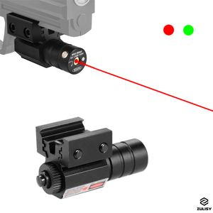 Tactical Mini Red Green Dot Laser Light Sight for Pistol SW MP Glo CK G17 G19 hagelgevär Picatinny Rail mm Dovetail Mount