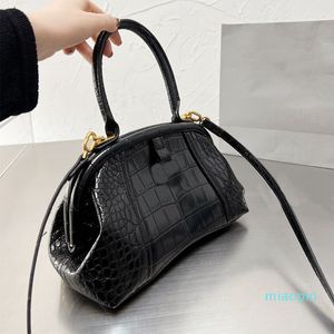 5A Qualität Alligator SANDUHR Muschel Einkaufstasche Leder Designer Krokodil Handtaschen Canvas Cross Body Einkaufstasche Mode Eimer Telefon Totes