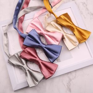 Bow Ties Sitonjwly Handmade For Mens Shirt Bowtie Neckties Men Wedding Party Business Suits Gravata Women Bowknots CravatsBow Emel22