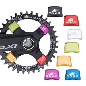 AL 7075 Bike łańcuchowe śruby ochronne kwadratowy kształt stopu aluminium Mtb Road Mountain Rower Cranksets Bolts 4 zestawy