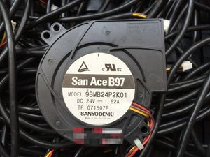 Navlun Ücretsiz Yeni Sanyo Fan 9733 24V 1.62A Büyük Hava Hacmi Barbekü Fan Fan 9BMB24P2K01