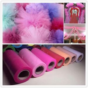 15cm 25 yarda Tül Rulo Kumaş Makarası Tutu Düğün Dekorasyonu Organza Lazer Diy Partisi Malzemeleri