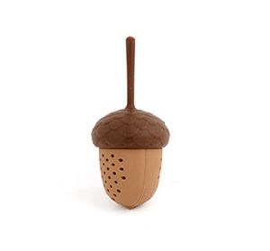 Cute Kawaii Acorn Mini Tea Infuser Tea Leaf Tea Strainer For Brewing Device Herbal Spice Filter Kitchen Tools Infusor