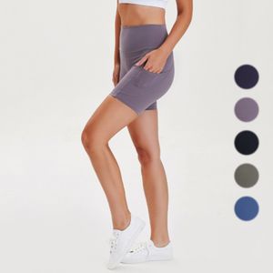 Align lu-07 Damen Yoga-Shorts, Hosen, Fitness, Laufen, Fake-Training, lässig, Damen