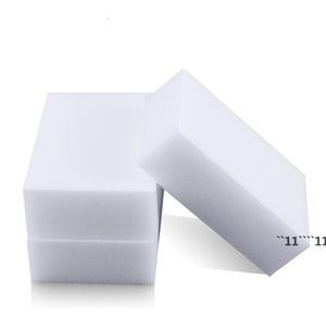 White Magic Melamine Sponge 100 * 60 * 20mm Gomma per pulizia Spugna multifunzionale senza sacchetto di imballaggio Strumenti per la pulizia della casa RRB15462