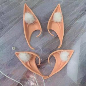 Cosplay Fairy Elf Vampire Kulakları Anime Kostüm Aksesuarları Yumuşak Noktalı İpuçları Masquerade Parti Giydirme Cadılar Bayramı Noel için Sahneler